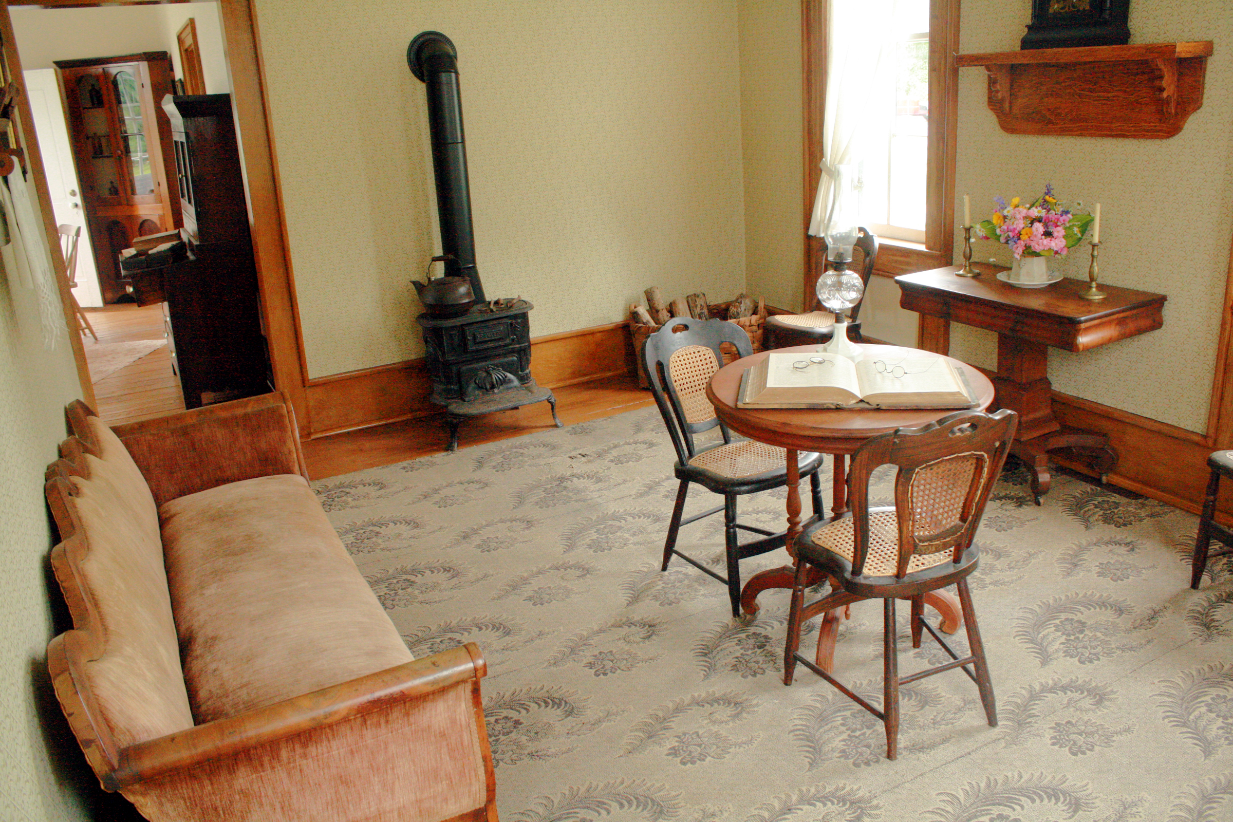 A peek at the inside of the Thomas R Marshall home in North Manchester