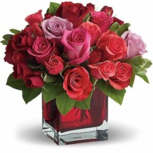 beautiful red flowers from lovebug floral