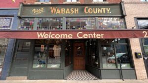 Welcome Center in downtown Wabash Indiana.