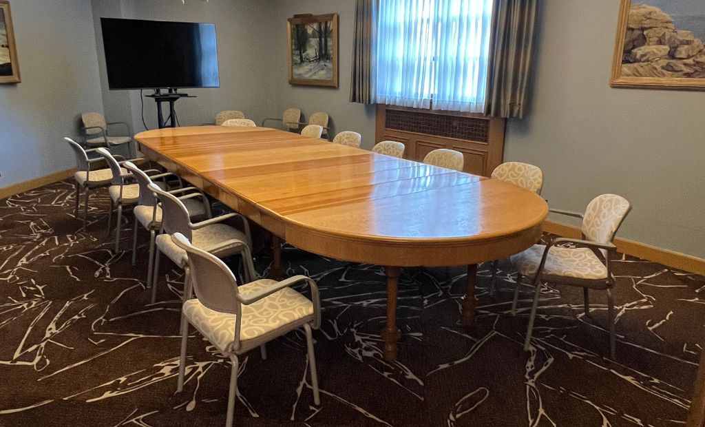 Board Room in Honeywell Center in downtown Wabash Indiana