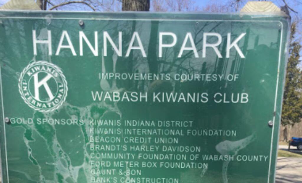 Hanna Park in Wabash Indiana.