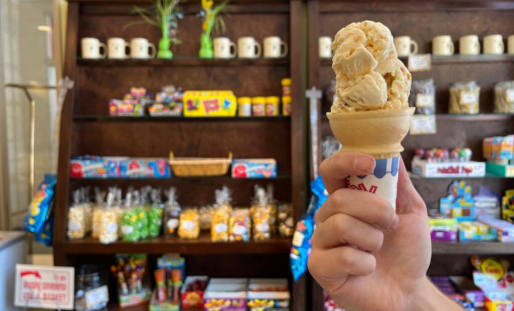 Ice Cream & Candy Shoppe in downtown Wabash Indiana.