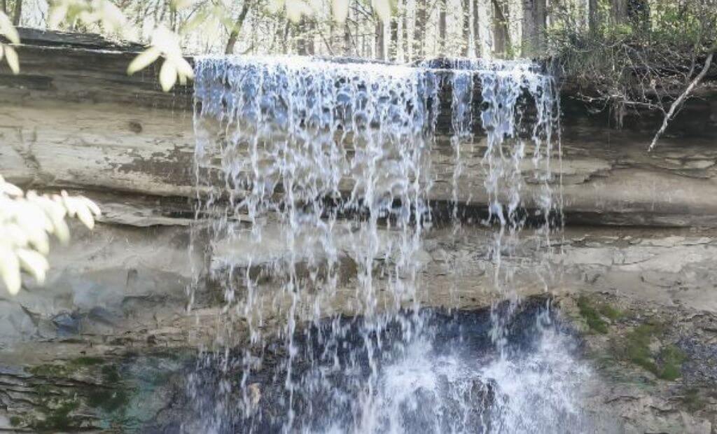 Kissing Falls in Lagro Indiana.