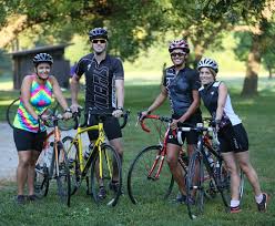 Members of Liking 4 Biking