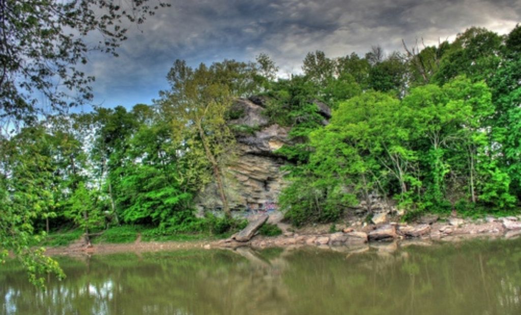 Hanging Rock in Lagro Indiana.