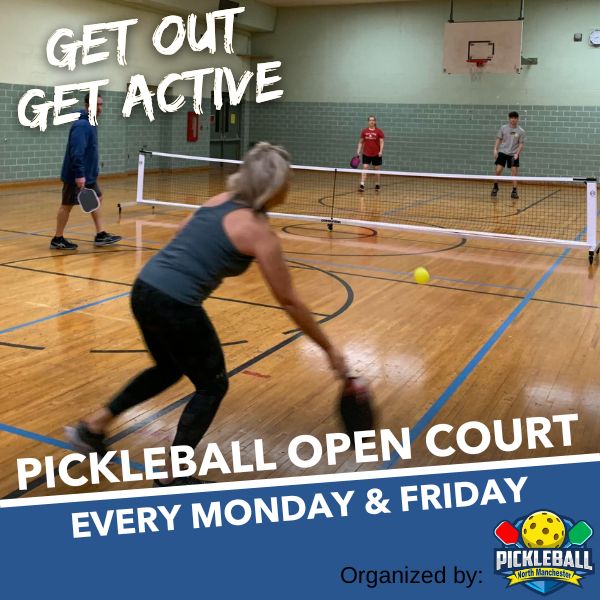 Pickleball open court in north manchester indiana.