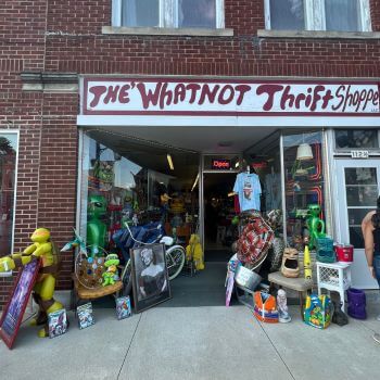 The Whatnot Thrift Shoppe in North Manchester Indiana.