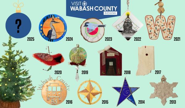 Visit Wabash County Ornament Throughout The Years