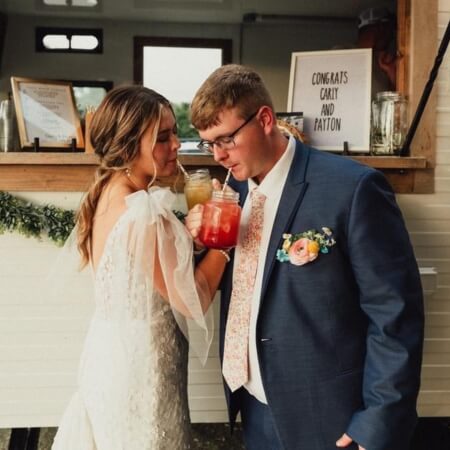 Beverage Buggy during a wedding