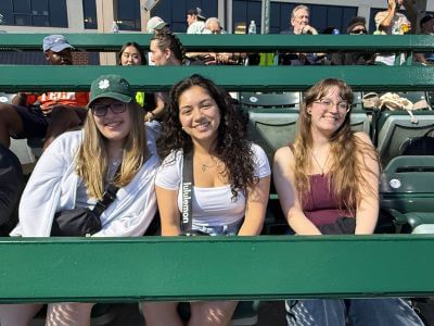Aylee Rupert has enjoyed making friends through the Wabash County Fellowship Program. She is seen here with other Fellows at a Fort Wayne TinCaps game