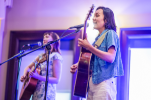 Academy alumni performing during the Honeywell Arts Academy Concert Series at the Eagles Theatre.